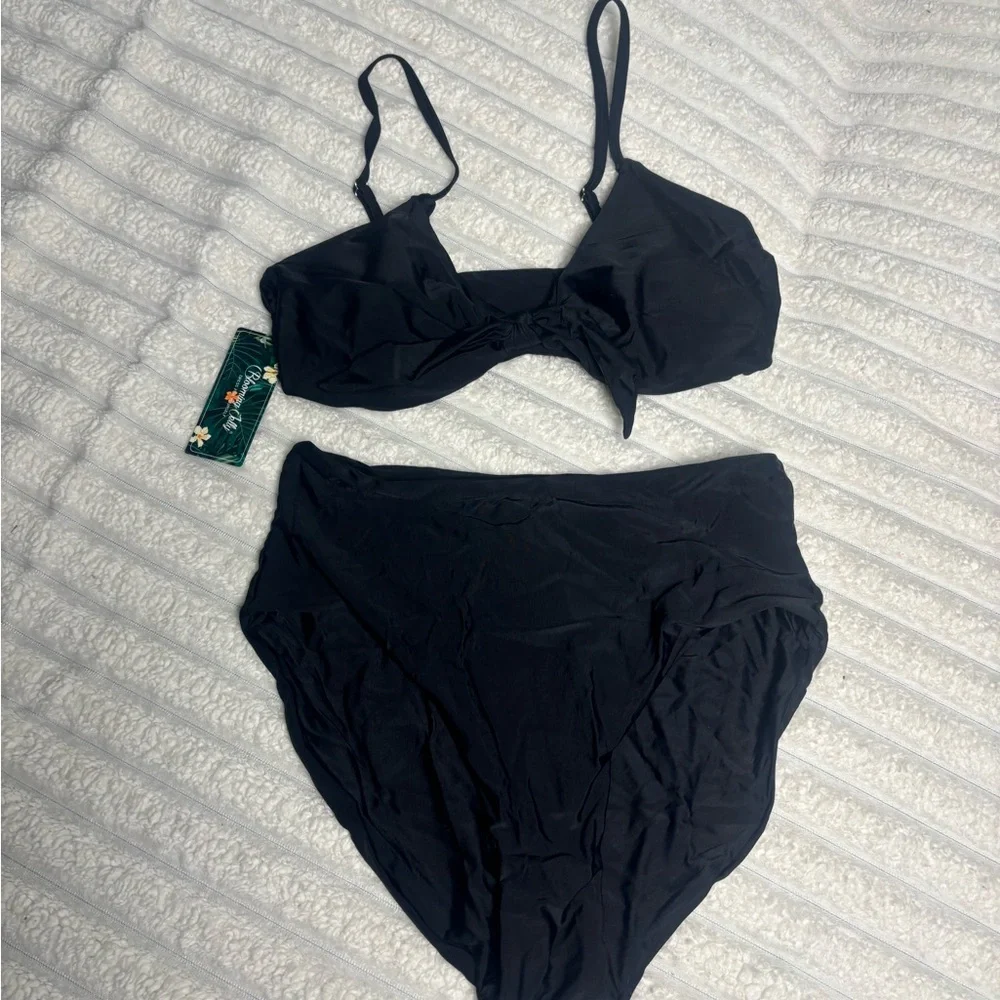 Elegant Black Women's Bikini Set